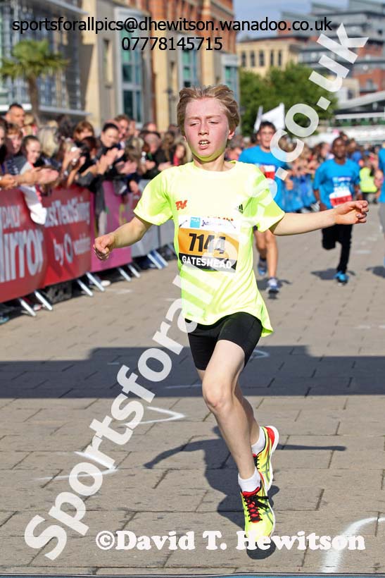 Boys BUPA Junior Great North Run. Photo: David T. Hewitson/Sports for All Pics